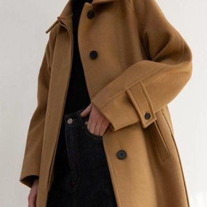 KinderSalmon Cashmere Salmon Coat Camel Original P